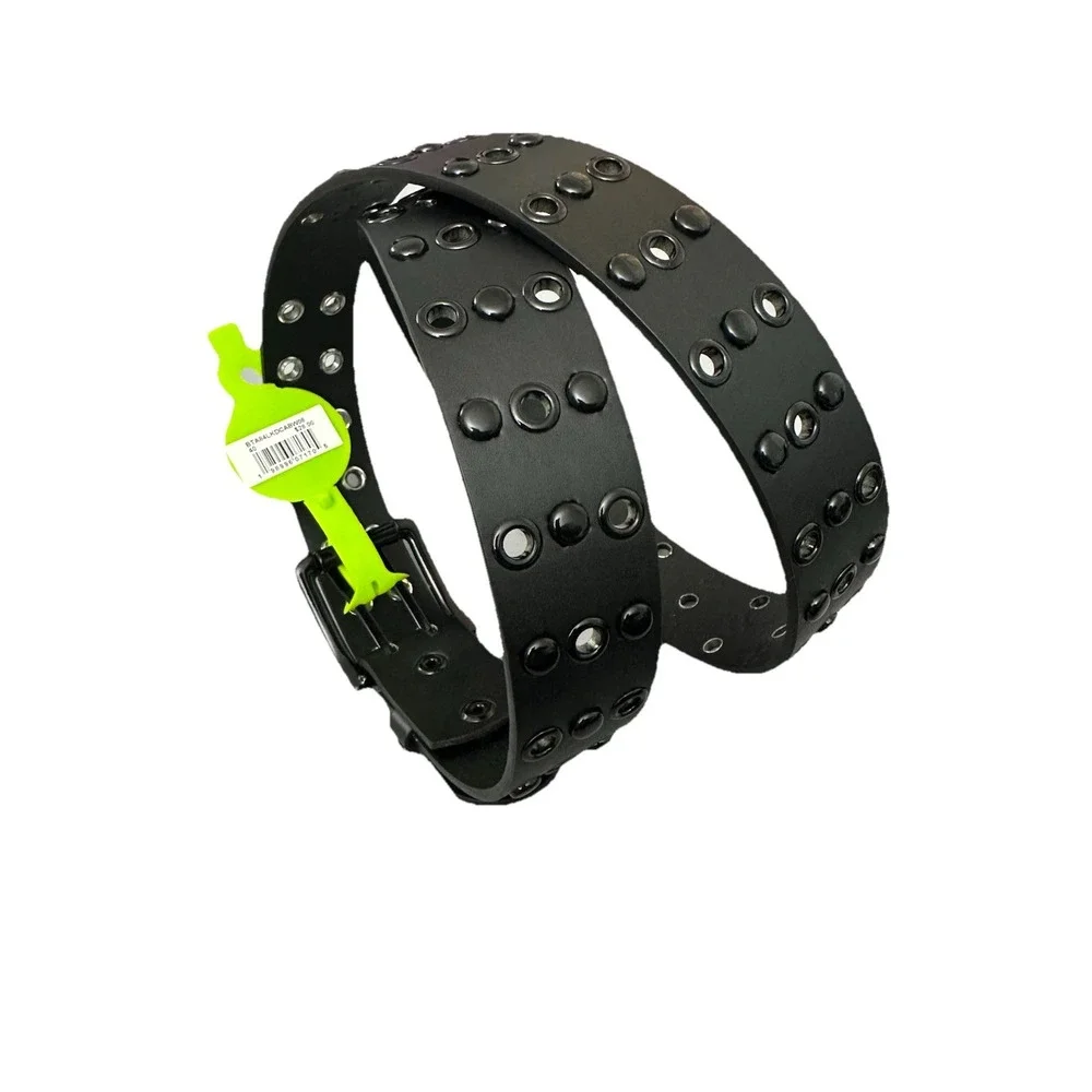 DC Shoes Men's Skate Black  Bonded Leather Belt - BTAN4LKDCABW07 Size 38 New‎